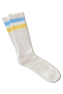 Striped Sports Socks - Blue Yellow