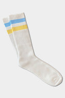 Striped Sports Socks - Blue Yellow
