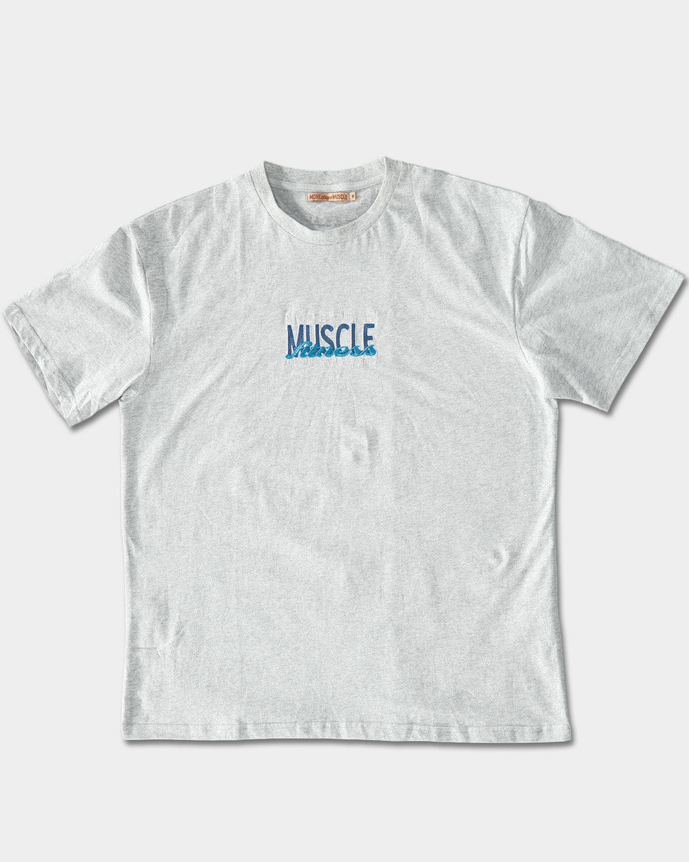 Embroidered Sports Tee - Grey
