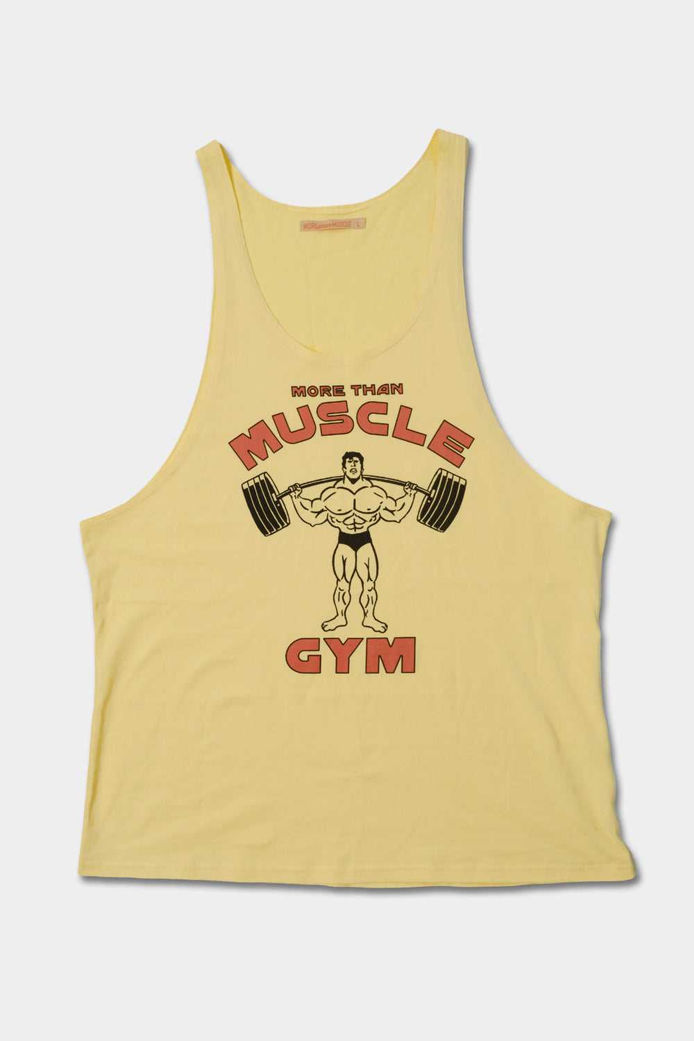 Muscle Gym Tank Top - Yellow