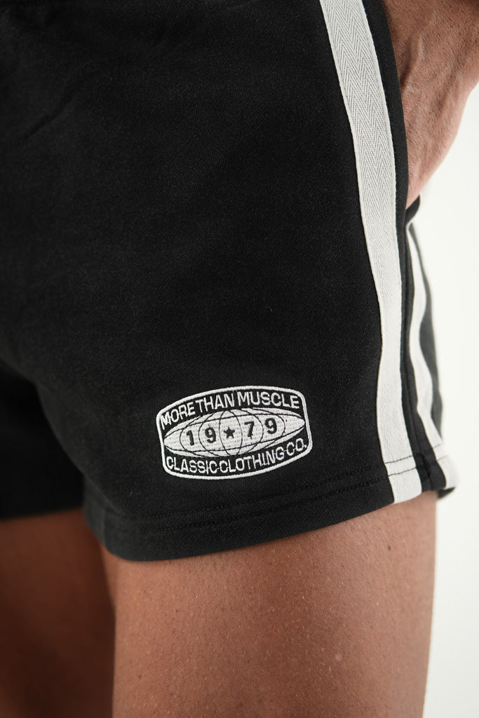 Vintage Cotton Shorts - Black
