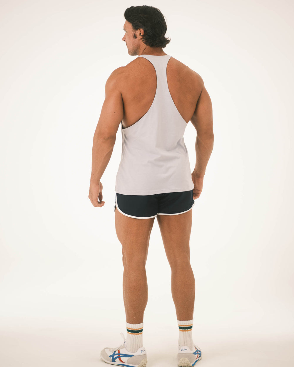 Faded Blue T-Back Stringer Tank