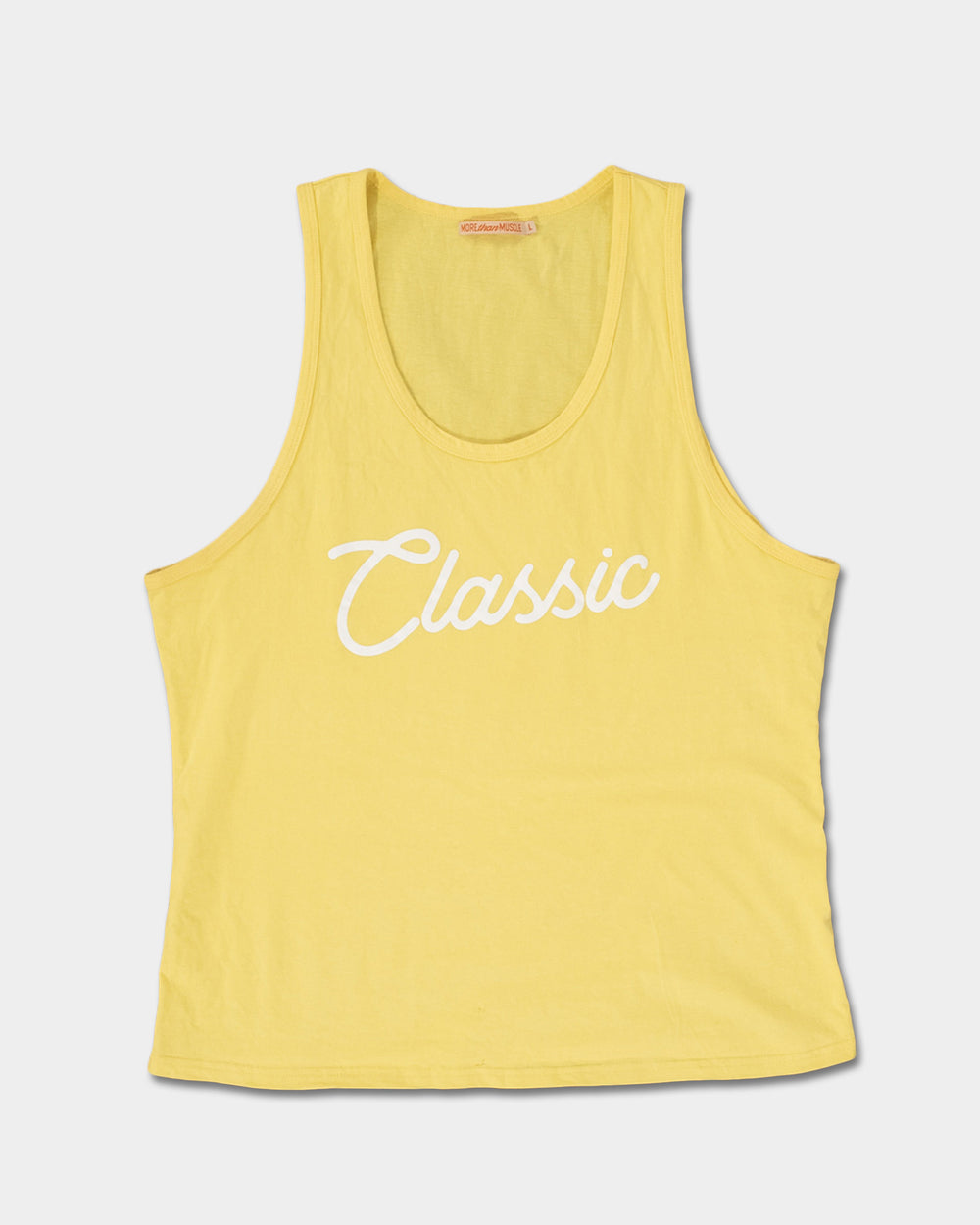 Classic Print Tank Top - Yellow