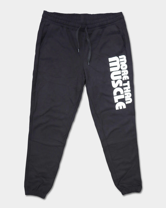 Cotton Track Pants - Black