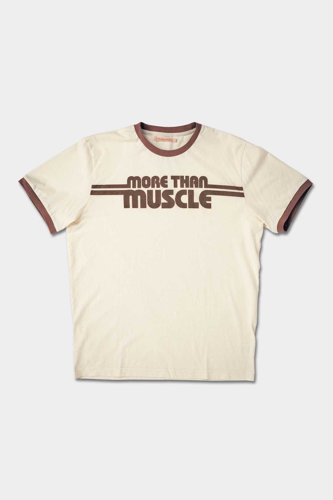 Brown & Cream Ringer T-Shirt