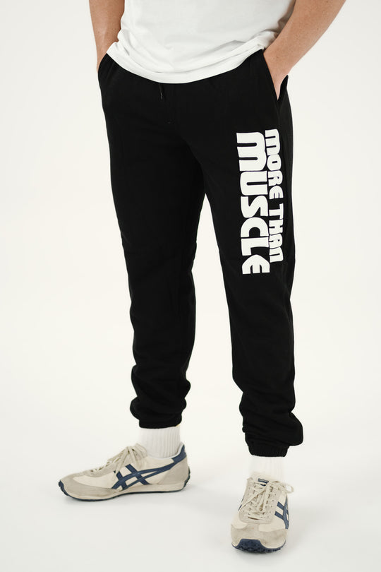 Cotton Track Pants - Black