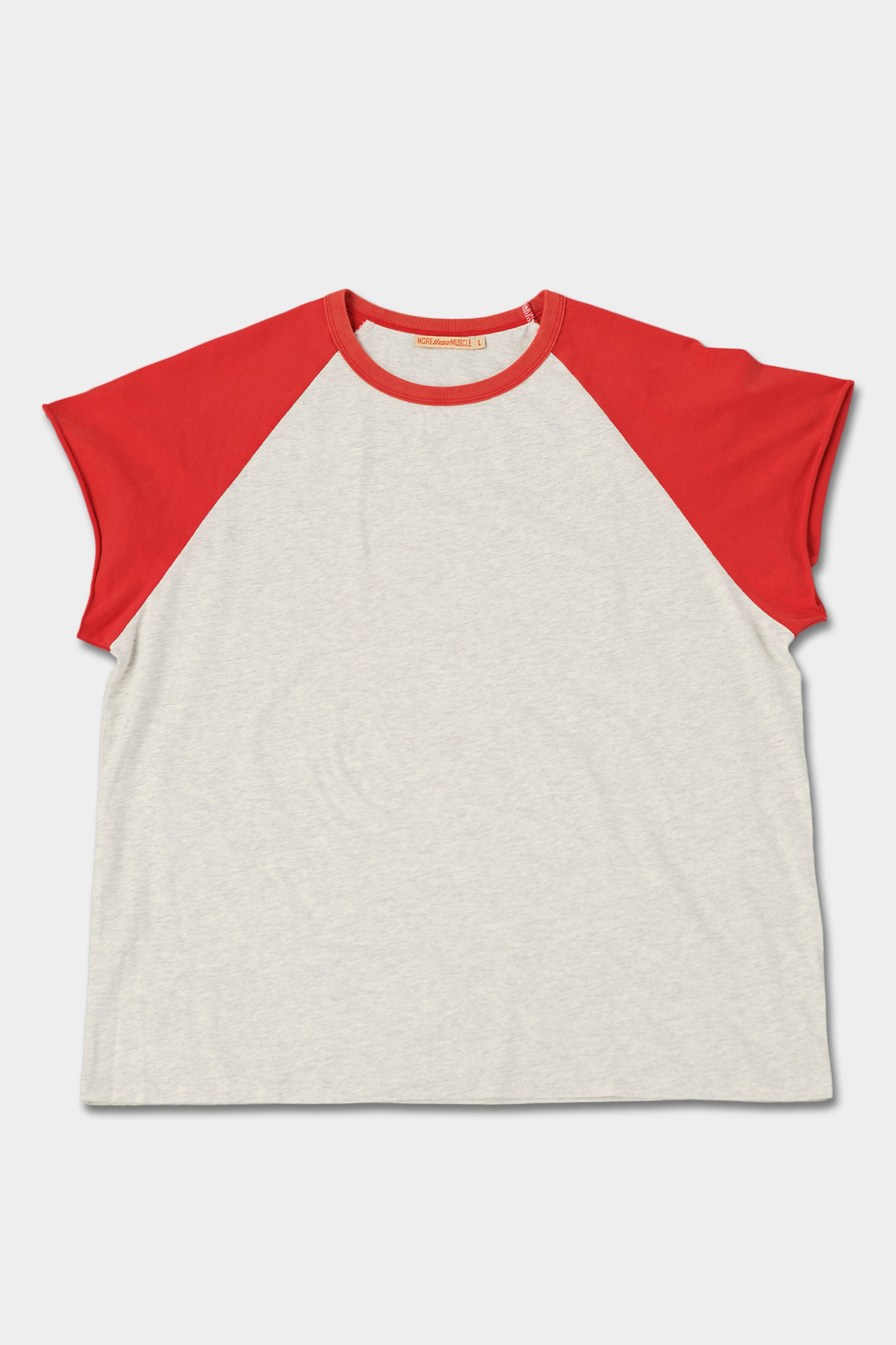 M.U × PRE_RIB RAGLAN T RD m.u japoness Vintage Raglan Tee - Red – More Than Muscle