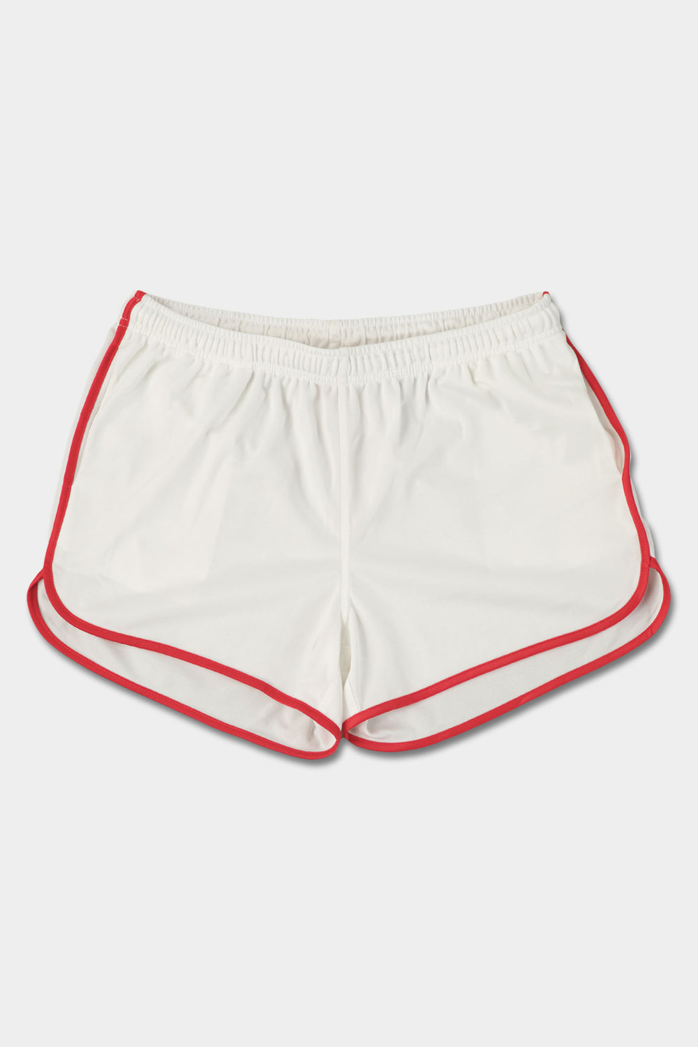 Ringer Shorts - White Red