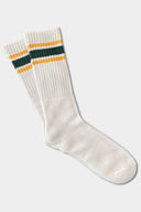 Striped Sports Socks - Green Yellow