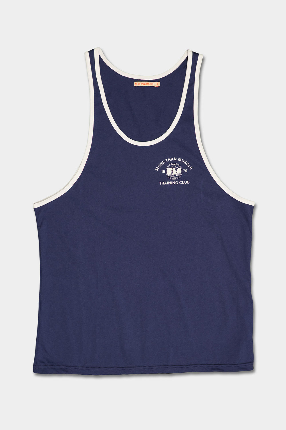 Navy & White Ringer Tank Top