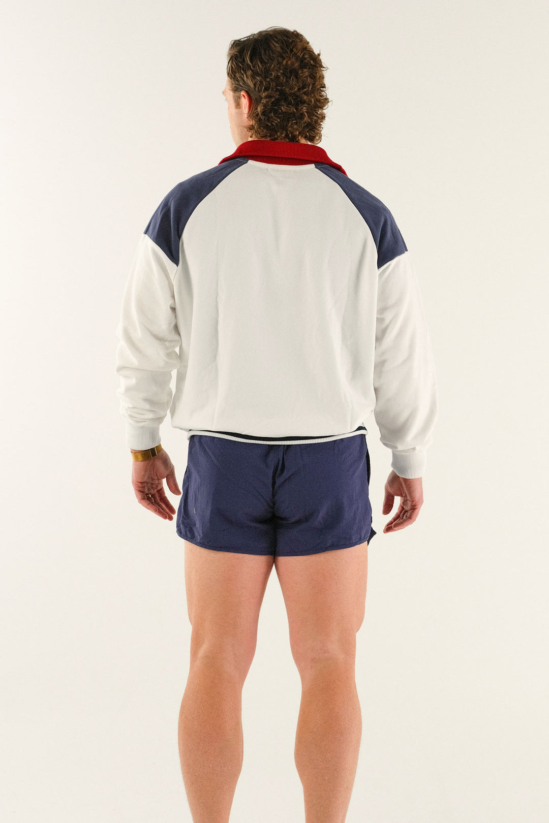 Tri-colour Quarter Zip