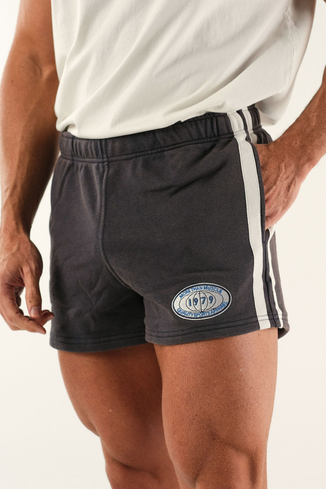 Vintage Cotton Shorts - Navy