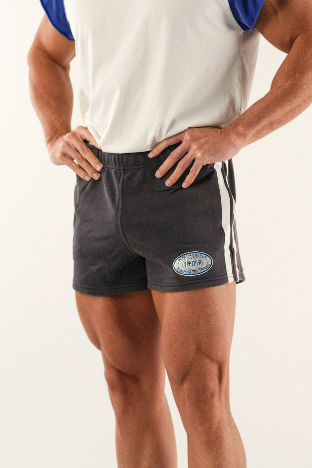 Vintage Cotton Shorts - Navy