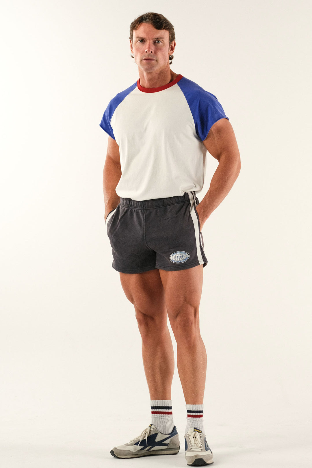 Vintage Cotton Shorts - Navy