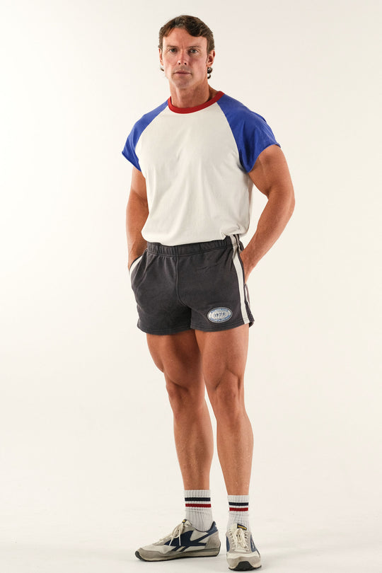 Vintage Cotton Shorts - Navy