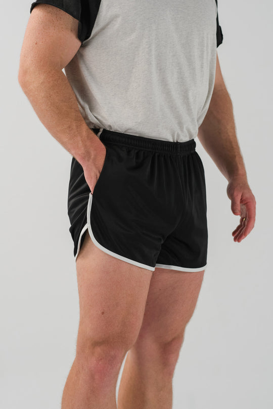 Ringer Shorts - Black
