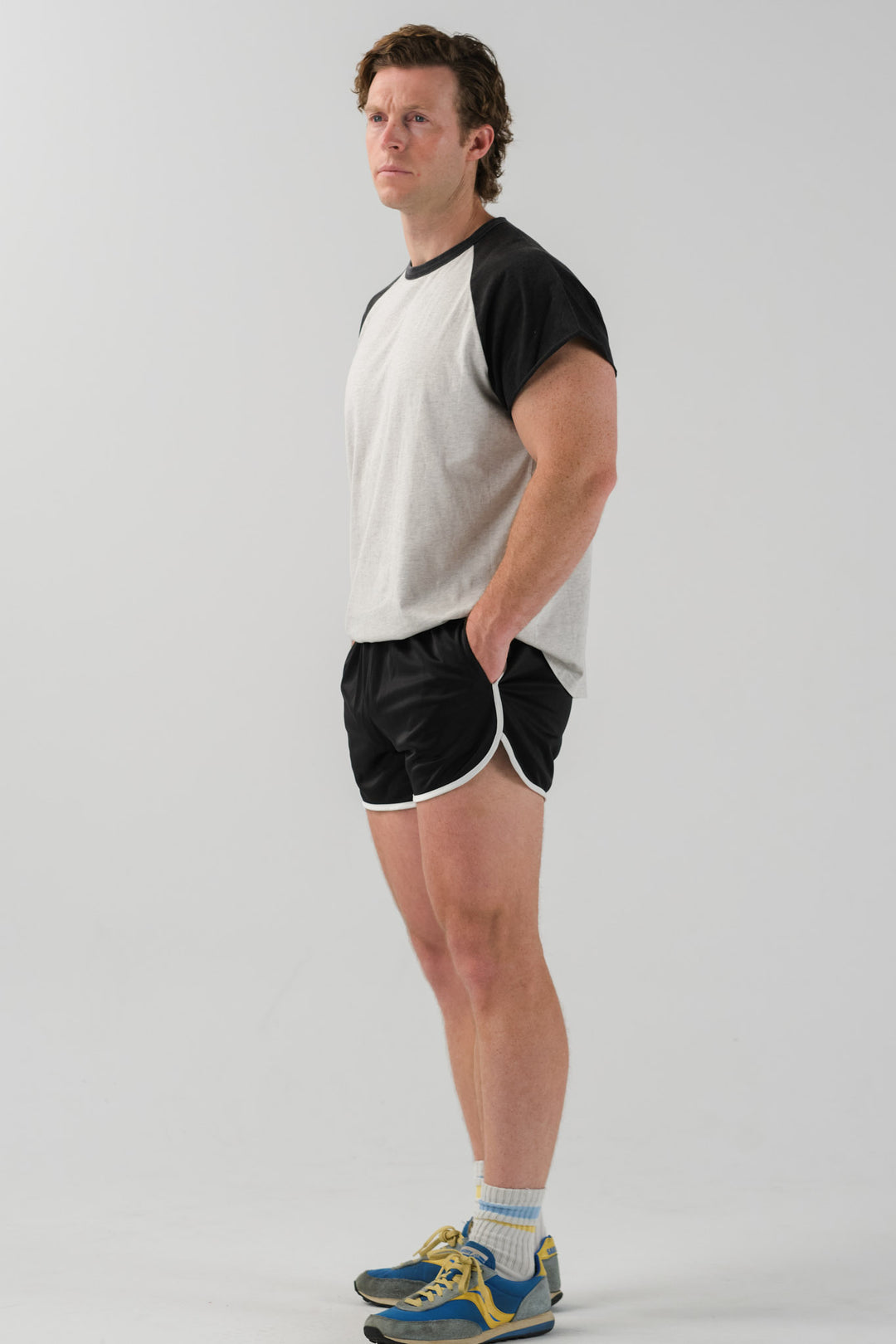Ringer Shorts - Black