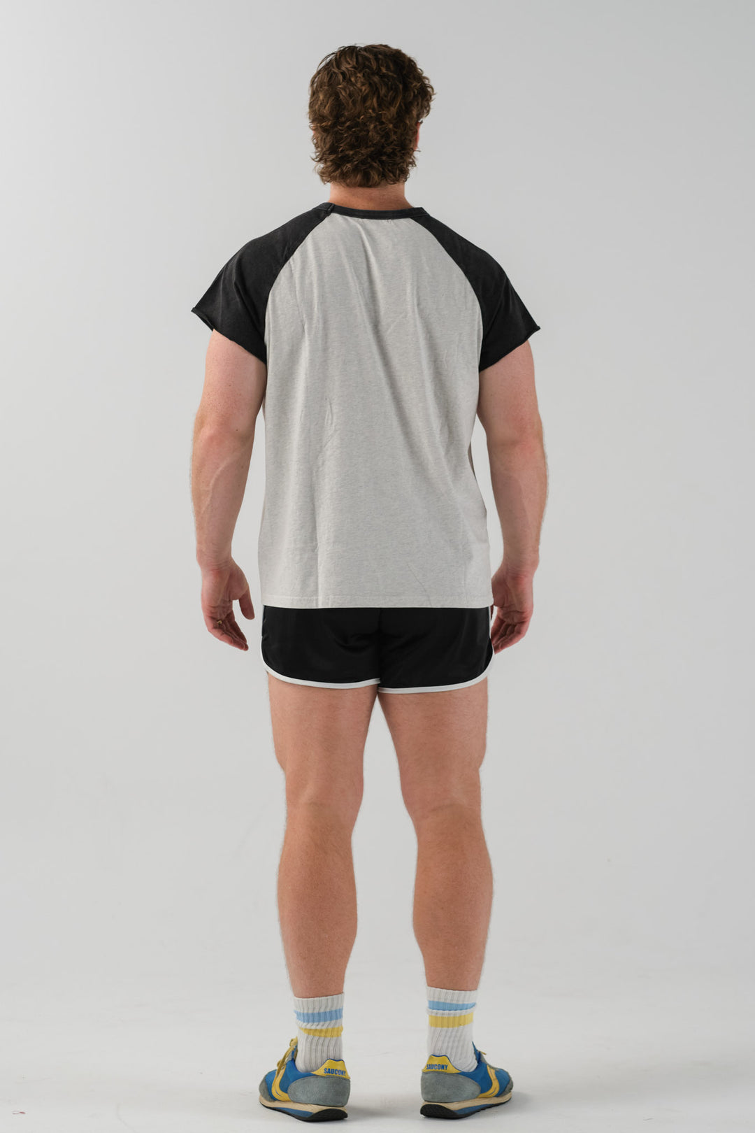 Vintage Raglan Tee - Black