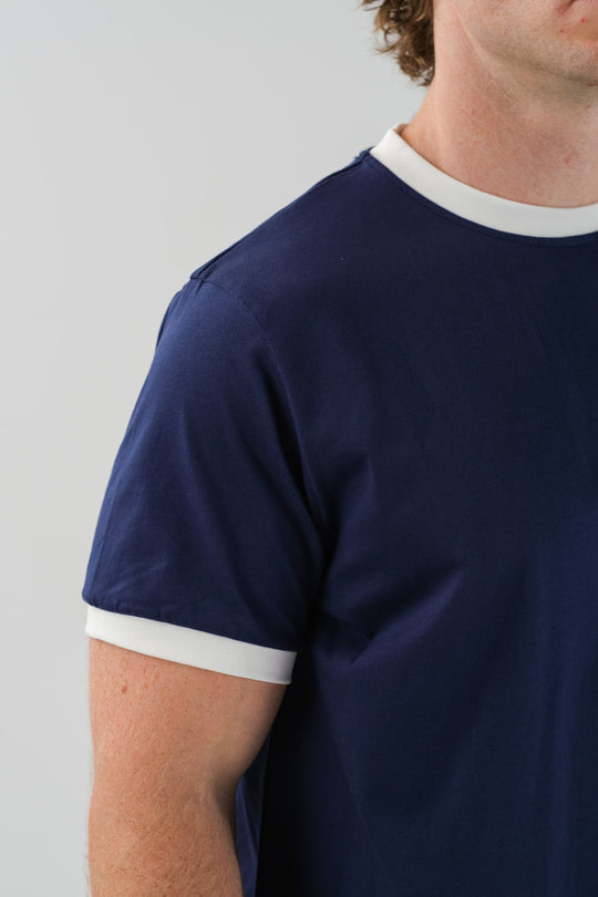 Ringer T-Shirt - Navy