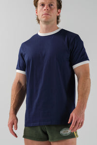Ringer T-Shirt - Navy