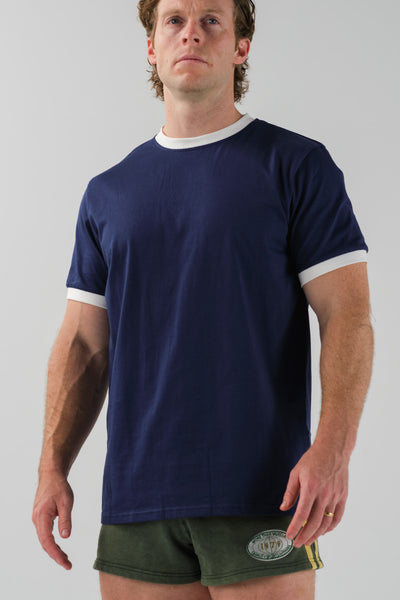 Ringer T-Shirt - Navy