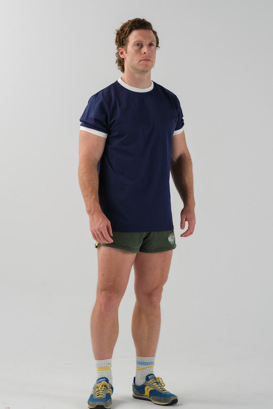 Ringer T-Shirt - Navy