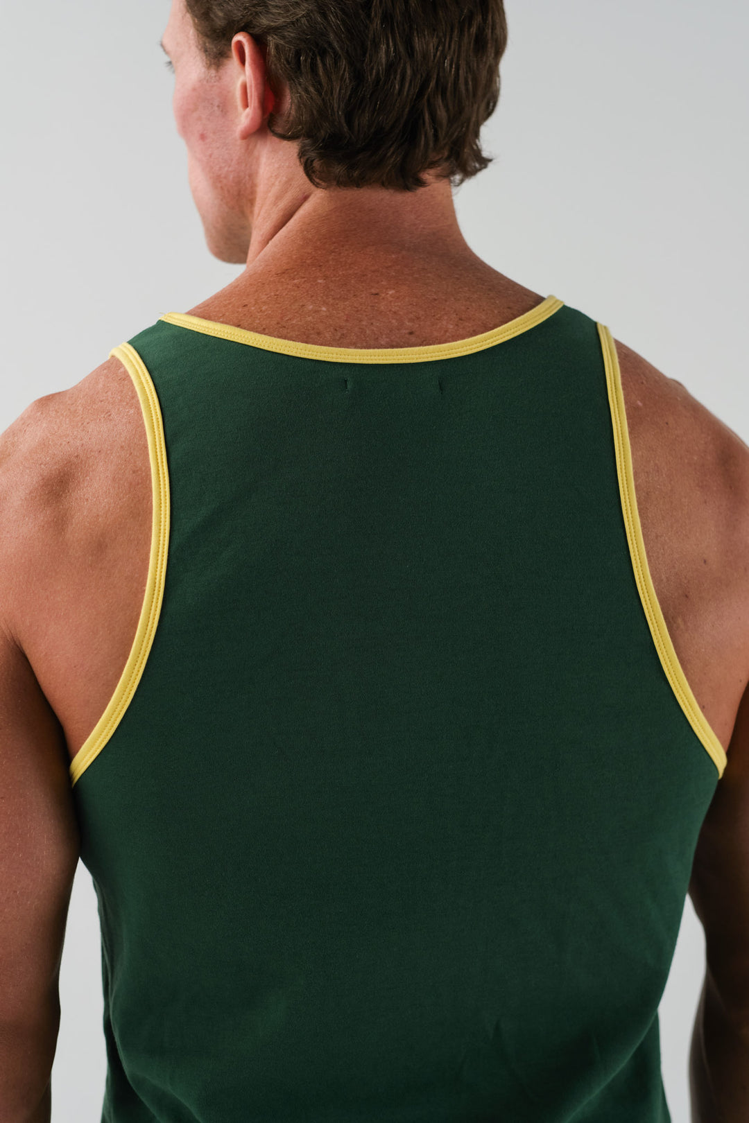 Ringer Tank - Green Yellow