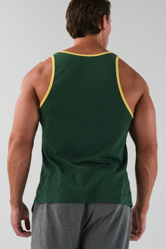 Ringer Tank - Green Yellow