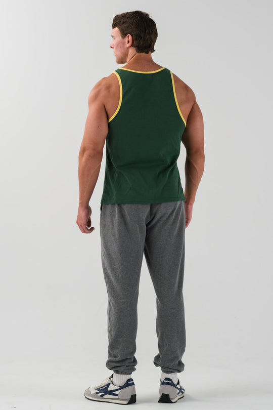 Ringer Tank - Green Yellow