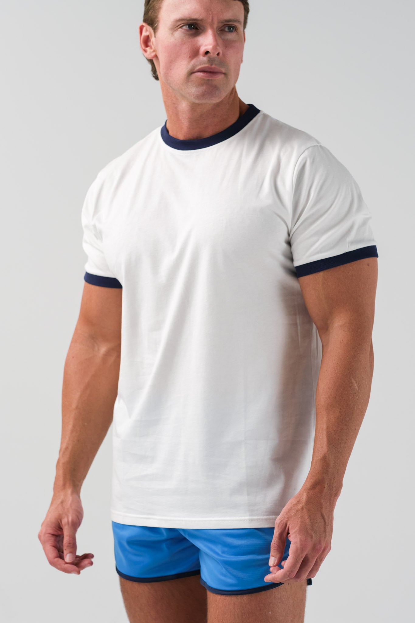 Bodyweb Ringer Tee Ringer T-Shirt - White – More Than Muscle