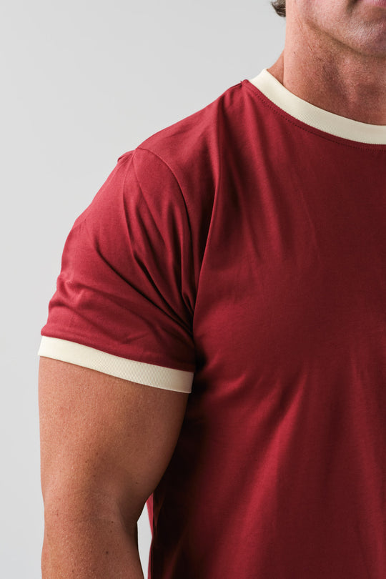 Ringer T-Shirt - Maroon