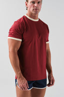 Ringer T-Shirt - Maroon