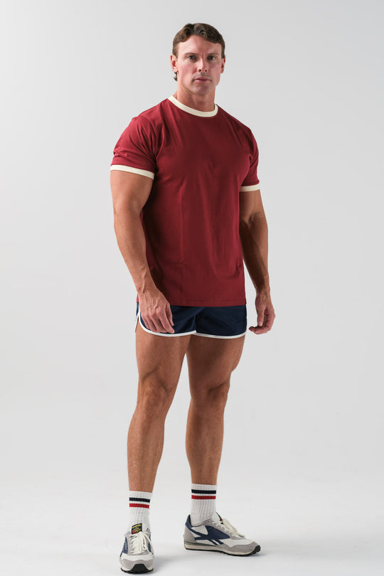 Ringer T-Shirt - Maroon