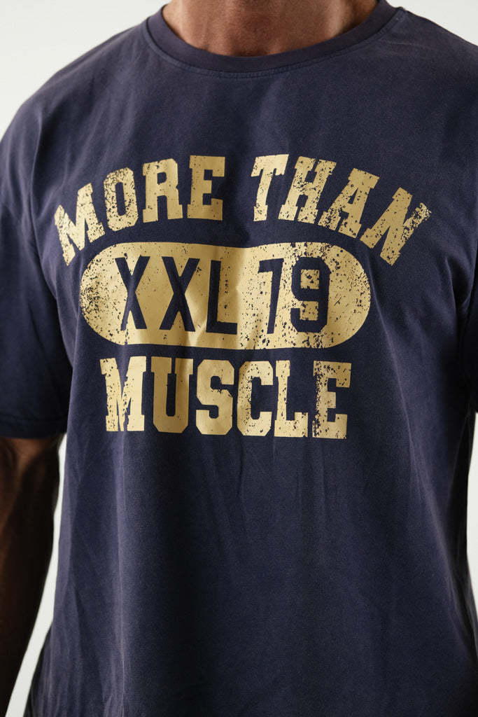 Relaxed Fit Gym Tee - Navy