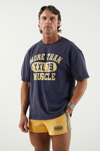 Relaxed Fit Gym Tee - Navy