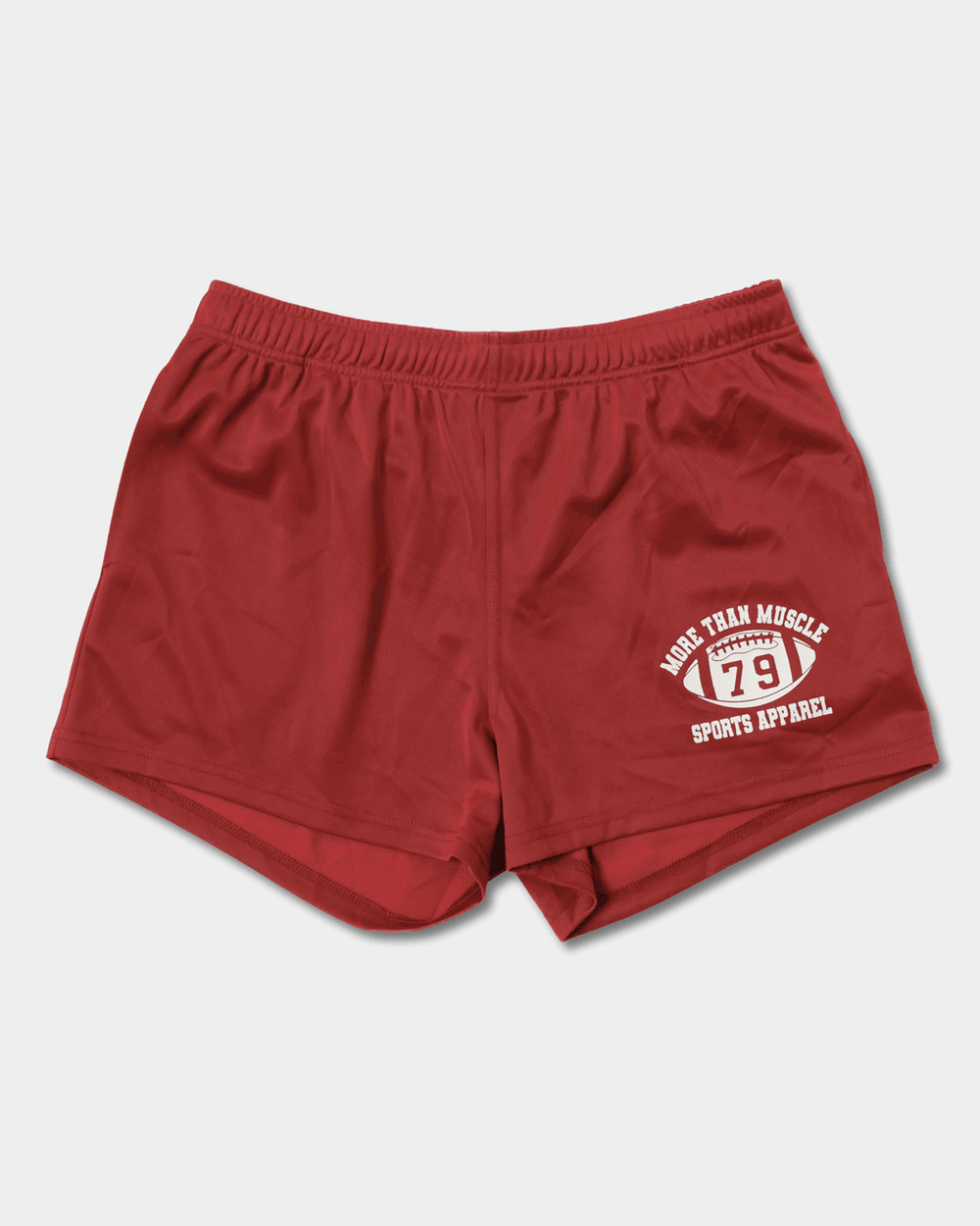 Retro Footy Shorts - Maroon