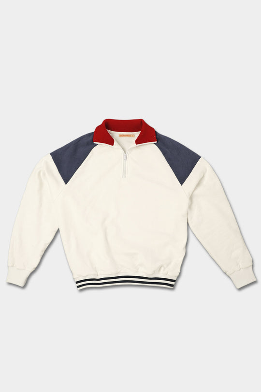 Tri-colour Quarter Zip
