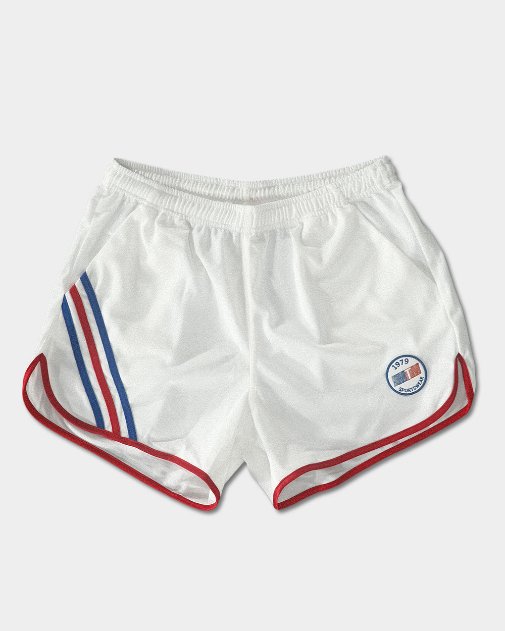 Retro 3 Stripe Sport Shorts - White