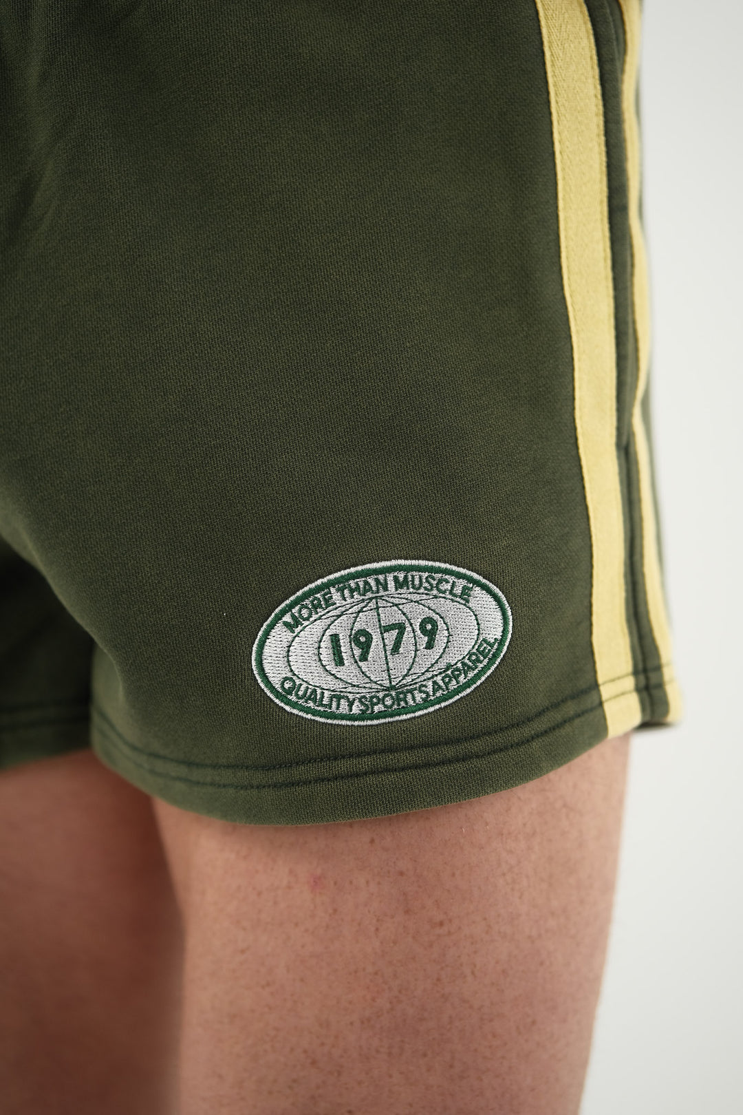 Vintage Cotton Shorts - Green Yellow