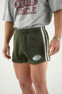 Vintage Cotton Shorts - Green White