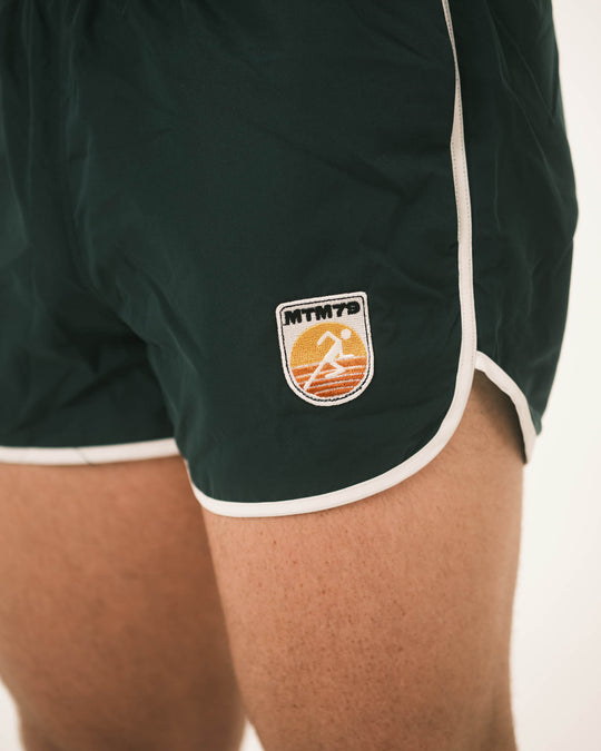 70's Ringer Shorts - Green