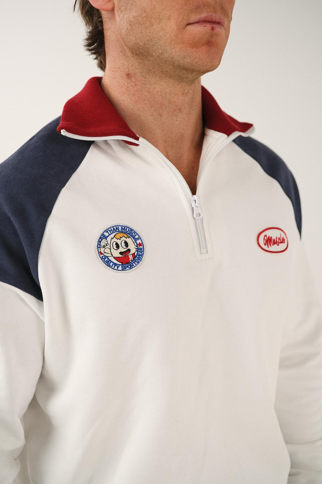 Quarter Zip Cotton Sweater