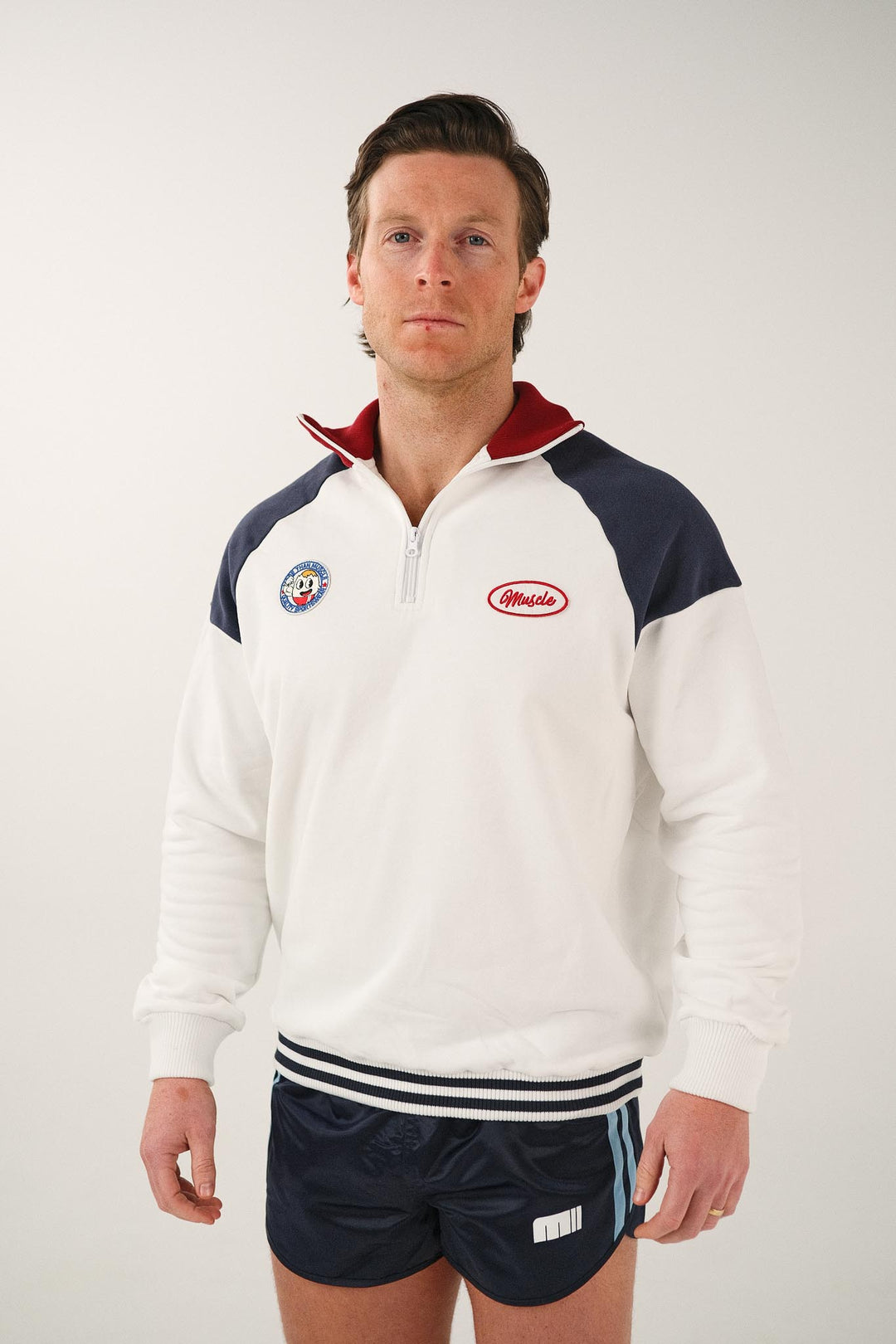Quarter Zip Cotton Sweater