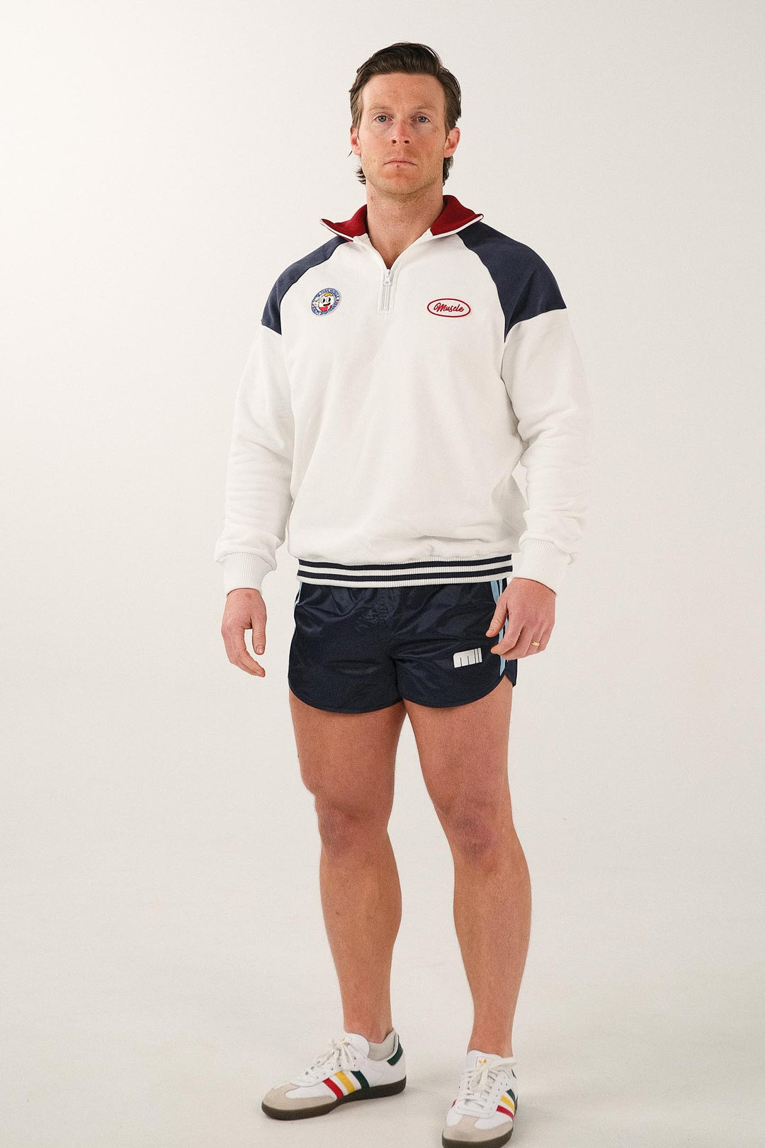 Quarter Zip Cotton Sweater