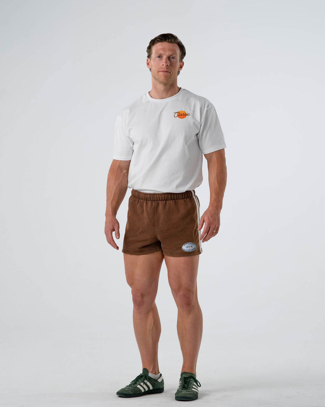Vintage Cotton Shorts - Brown